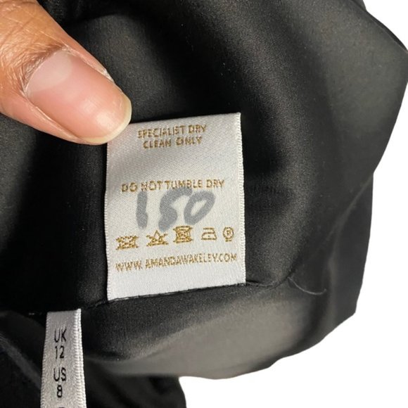 Amanda Wakeley Women's Black Bandage Mini Bodice Dress - Picture 6 of 12